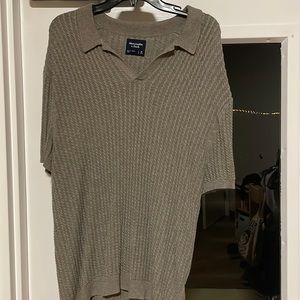 Abercrombie and fitch textured polo